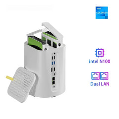 Intel Celeron N100 GTBOX NAS Mini PC SSD Windows 11 Computer Dual 2.5G LAN Firewall Server